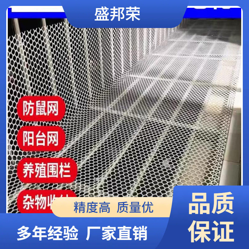 ShengBangRong Chicken Balcony Safety Net Anti-fall Plastic Mesh for Poultry Farming Fence Brooding Cage Duck Escape Prevention