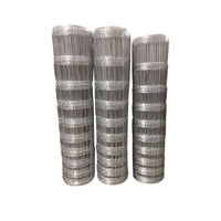 Hot-Dip Galvanized Steel Wire Cattle Fence Post Livestock Isolation Net Pasture Guard Rail Protective Mesh