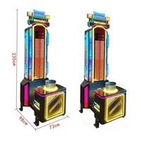 Coin-Operated Boxing Strength Tester Arcade Machine - Dragon Punch Cola Machine for Adults - King of Fighters Venting Game