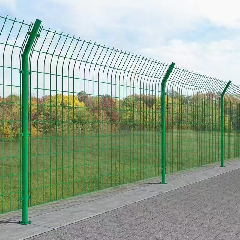 Peach Post Highway Double-Sided Wire Fence Isolation Protection Barrier for Orchards Farms Livestock Enclosure