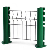 Peach Post Highway Double-Sided Wire Fence Isolation Protection Barrier for Orchards Farms Livestock Enclosure