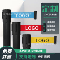Stainless Steel Retractable Stanchion with Barrier Belt for Queue Control and Crowd Management, 2m, 3m, 5m Heavy Duty