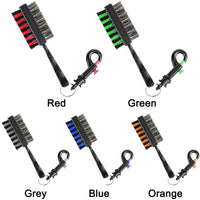 Portable Golf Club Head Cleaning Brush Tool with Groove Cleaner for Golf Accessories