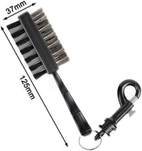 Portable Golf Club Head Cleaning Brush Tool with Groove Cleaner for Golf Accessories