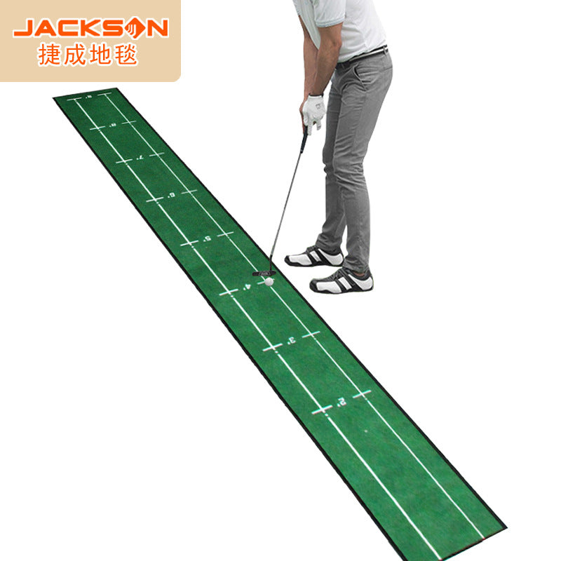 Indoor Golf Putting Practice Mat - Golf Putting Trainer Carpet for Home and Office