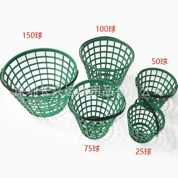 Golf Ball Picker Basket Driving Range Ball Holder Practice Accessories 50-100 Ball Capacity