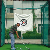 高尔夫目标靶红心帆布练习场打击笼配件挥杆golf球场用品高爾夫
