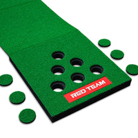 Indoor Golf Putting Green Mat with Multiple Holes - FUNGREEN Putting Practice Game Set