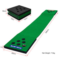 Indoor Golf Putting Green Mat with Multiple Holes - FUNGREEN Putting Practice Game Set
