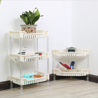 Multi-layer Kitchen Storage Rack Floor-standing Thickened Multi-functional Organizer Shelf