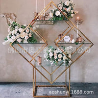New Design Round Stainless Steel Wine Glass Rack for Wedding Furniture - Manufacturer Wholesale