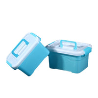 Plastic Transparent Storage Box with Lid, Large, Medium, Small Sizes, Portable Organizer for Building Blocks, Toys, Sundries, Food