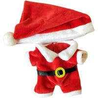 20CM Doll Clothes Cute Christmas Outfit Star Idol Plush Doll Jumpsuit for Boys and Skirt Set for Girls