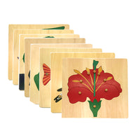 Montessori Wooden Puzzle Board for Toddlers 3-6 Years Old - Educational Learning Toy