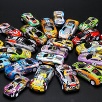 Large Multi-Pack Alloy Car Tractor Inertia Pull-Back Children's Toy Car Model Mini Racing Car