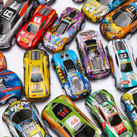 Large Multi-Pack Alloy Car Tractor Inertia Pull-Back Children's Toy Car Model Mini Racing Car