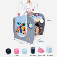 Educational Elephant Bead Maze for 0-4 Year Olds, Fine Motor Skill Training Early Education Toy