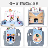 Educational Elephant Bead Maze for 0-4 Year Olds, Fine Motor Skill Training Early Education Toy