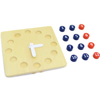 Montessori Activity Clock Professional Edition for 0-3 Year Olds Kids Digital Clock Cognitive Early Education Puzzle Toy
