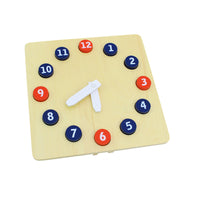 Montessori Activity Clock Professional Edition for 0-3 Year Olds Kids Digital Clock Cognitive Early Education Puzzle Toy