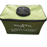 Portable Collapsible Canvas Fishing Bucket Live Fish Container Water Tank for Outdoor Fishing Tackle