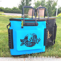 Thickened Bottom Fishing Bucket Live Fish Bag Portable Fishing Tackle Bag Multi-functional Shoulder Strap for Outdoor Fishing