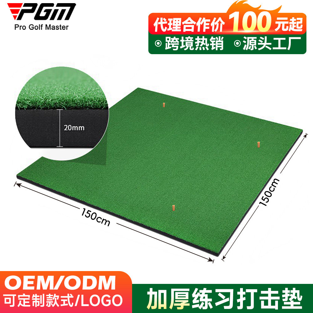 PGM Golf Hitting Mat Indoor Practice Mat Portable Golf Training Aid