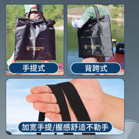 Fishing Keepnet Bag, Waterproof Foldable Portable Fishing Tackle Bag for Camping
