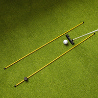 FunGreen Golf Alignment Stick Foldable Direction Indicator Action Practice Corrector Training Aid