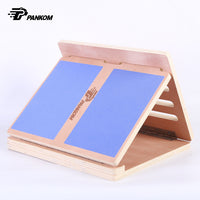 Wooden Slant Board for Calf Stretching and Balance Training, Durable Non-Slip Adjustable Incline Board for Home Gym and Physical Therapy