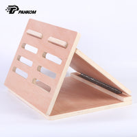 Wooden Slant Board for Calf Stretching and Balance Training, Durable Non-Slip Adjustable Incline Board for Home Gym and Physical Therapy