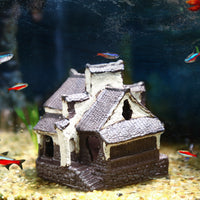 Aquarium Decoration Ceramic Pot Fish Shrimp Hiding House Cichlid Breeding Cave Shrimp Ceramic Pot