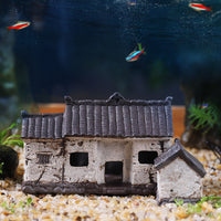Aquarium Decoration Ceramic Pot Fish Shrimp Hiding House Cichlid Breeding Cave Shrimp Ceramic Pot