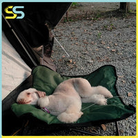Portable Detachable Pet Bed for Cats and Dogs, Outdoor Camping Folding Elevated Pet Cot