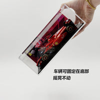 speed展示盒 F1赛车展示盒 加厚加大 77242法拉利积木车防尘防晒