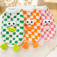 Cute Cartoon Pet Dog Cat Clothes for Small Medium Dogs Teddy Bichon Puppy Autumn Winter