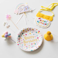 Pet Birthday Decoration Set Cat Dog Saliva Towel Bib Hat Scarf