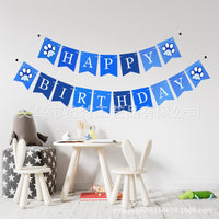 Pet Birthday Party Decoration Set for Cats - Banner, Bandana, Hat, Bow Tie, Drool Bib, Balloons
