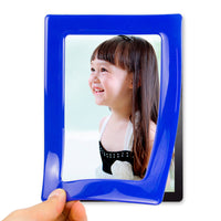 Creative Magnetic Crystal Photo Frame 6x7 inch White PVC Kids DIY Picture Frame Colorful Combination Frame