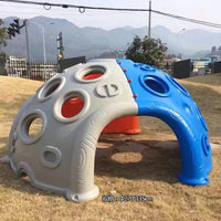 Kids Outdoor Plastic Climbing Frame Space Capsule Rock Climbing Toy for Kindergarten Playground