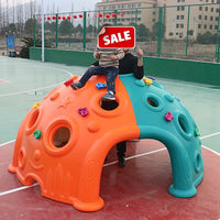 Kids Outdoor Plastic Climbing Frame Space Capsule Rock Climbing Toy for Kindergarten Playground