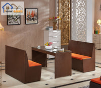 Outdoor Rattan Dining Table and Chair Set Wicker Sofa Lounge Furniture for Patio Garden Balcony