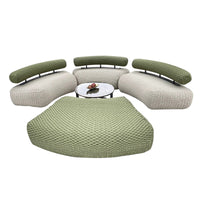 Nordic Outdoor Rattan Sofa Set for Patio Garden Balcony Villa Designer Furniture