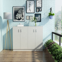Wholesale Shoe Cabinet Casual Simple Easy Assembly Panel Storage Cabinet with Lock Side Cabinet Floor Cabinet Sideboard