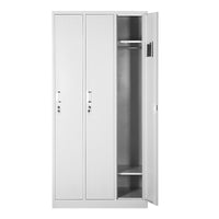Steel Locker Cabinet for Gym, Swimming Pool, Stadium Changing Room with Aluminum Alloy Handle