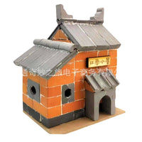 Miniature Brick Model Building Blocks Toy for Kids DIY Assembly Small House Architecture 3D Puzzle