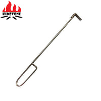 Stainless Steel Ash Shovel for Ceramic BBQ Grills - Garden Patio Barbecue Ash Cleaning Tool