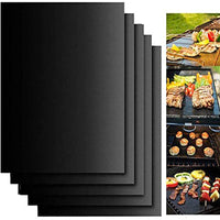 BBQ Grill Mat Non-Stick Reusable Oven Liner for Outdoor Grilling and Baking