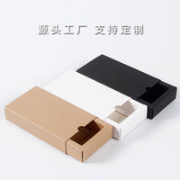 Wholesale Kraft Paper Drawer Boxes White Cardboard Tea Empty Boxes Jewelry Gift Packaging Rectangular Favor Boxes