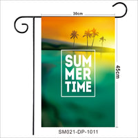 Summer Garden Flag 30x45cm Outdoor Seaside Courtyard Decorative Flag Wholesale Printed